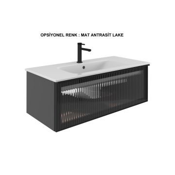 Orka Urban 100 Banyo Dolabı Gri ( Alt Yan Dolap 100 Gri ve Boy Dolabı 40 Gri Hariçtir)