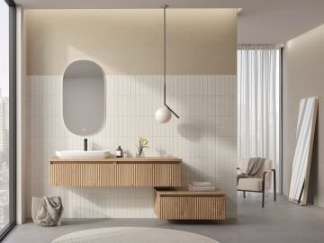 Orka Lentia 160 Banyo Dolabı Meşe + Alt Yan Dolap 100 Meşe + Boy Dolabı 40 Meşe (Alt Yan Dolap 100 Gri ve Boy Dolabı 40 Meşe Dahildir)