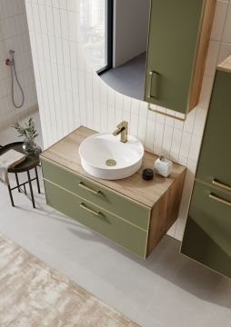 Orka Salerno 60 Banyo Dolabı Legnano / Mat Antrasit ( Boy Dolabı Hariçtir )