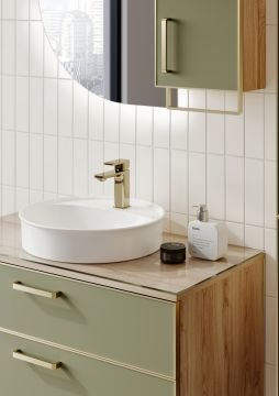 Orka Salerno 60 Banyo Dolabı Legnano / Mat Antrasit ( Boy Dolabı Hariçtir )