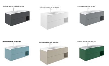 Orka Milano 140 Banyo Dolabı Yeşil ( Boy Dolapları Hariçtir )