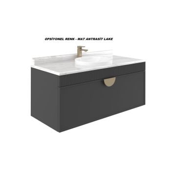 Orka Molino 120 Banyo Dolabı Gri ( Boy Dolabı Hariçtir )