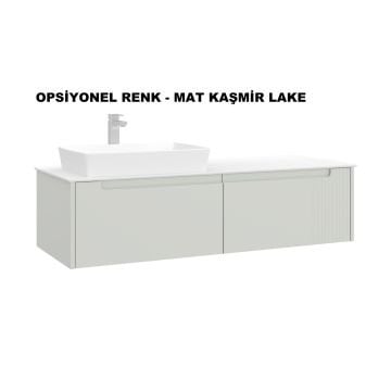 Orka Biella 140 Banyo Dolabı ( Led'li Aynalı ) + Boy Dolabı Pudra ( Boy Dolabı Dahildir )