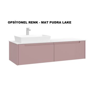 Orka Biella 140 Banyo Dolabı ( Dolaplı Aynalı ) + Boy Dolabı Pudra ( Boy Dolabı Dahildir )