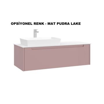 Orka Biella 120 Banyo Dolabı ( Led'li Aynalı ) + Boy Dolabı Pudra ( Boy Dolabı Dahildir )