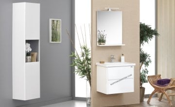 Orka Düden 60 Banyo Dolabı Beyaz (Boy Dolabı Hariçtir)