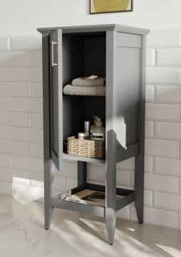 Orka Bastle 100 Banyo Dolabı Gri (Boy Dolabı Hariçtir)