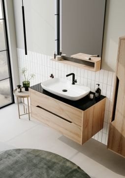 Orka Galia 80 Banyo Dolabı + Boy Dolabı 40 Legnano ( Boy Dolabı Dahil 1 Ad.)