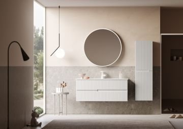 Orka Moonlight 120 Banyo Dolabı Beyaz ( Boy Dolabı Hariçtir )