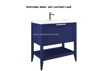 Orka Bastle 100 Banyo Dolabı Lacivert (Boy Dolabı Hariçtir)