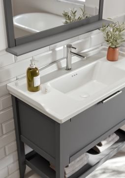 Orka Bastle 65 Banyo Dolabı + Boy Dolabı 48 Antrasit (Boy Dolabı Dahildir)