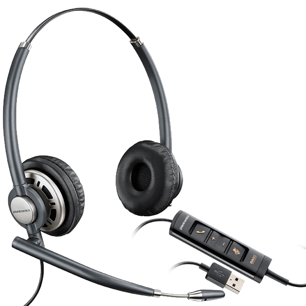 Plantronics ENCOREPRO HW725-USB Çift Taraflı Taçlı Kulaklık