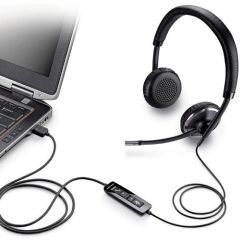 Plantronics Blackwire C520-M Çift Taraflı Taçlı Üst Seviye Usb Kulaklık