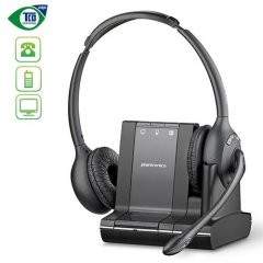 Plantronics W720 Çift Taraflı Taçlı PC Mobil Telefon ve Masaüstü Telefon Destekli Kablosuz Kulaklık