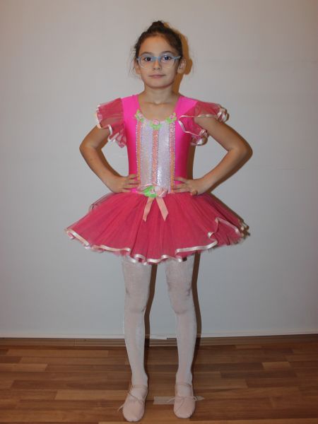 AYCE KOSTÜM - FİYONKLU PEMBE FLOWER TÜTÜ - T40