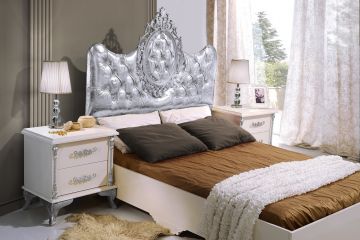 Sıla MDF Yatak Odası - Gümüş