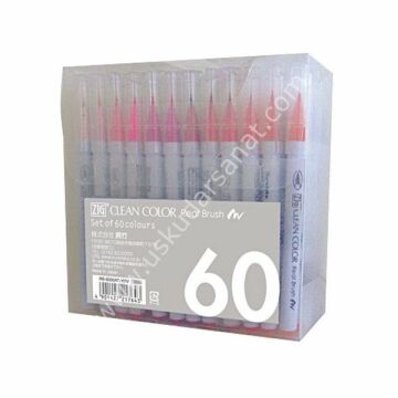 Zig Clean Color Real Brush- Fırça Kalem Set 60 Lı