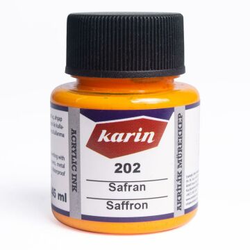 Karin Akrilik Mürekkep 45ml 202  Safran