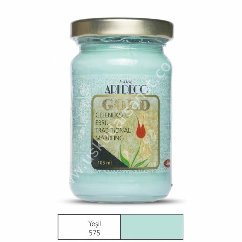 Artdeco Geleneksel Ebru Boyası 105ml Yeşim 575