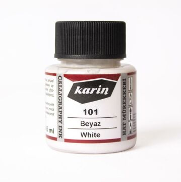 Karin Hat Mürekkebi 45ml Beyaz 101