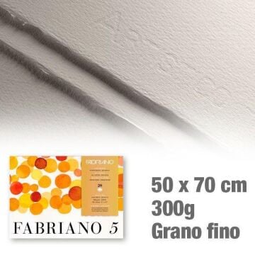 Fabriano 5 Disegno Suluboya Kağıdı 5'li Paket 300gr 50X70