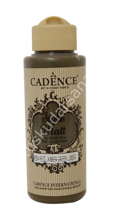 Cadence Style Matt Akrilik Boya 120ml 9054 Yeşil amber Green umber