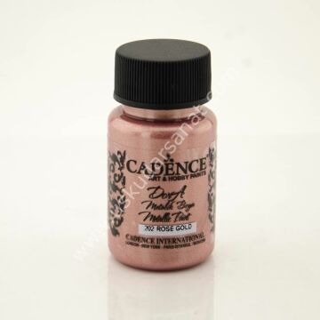 Cadence Dora Metalik Boya 50ml 202 Rose Gold