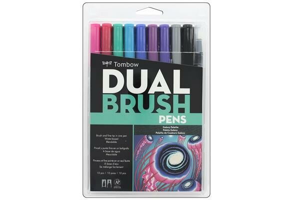 TOMBOW DUAL BRUSH PEN GALAXY PALETTE 10'LU SET 56188