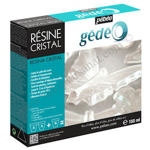 Pebeo Gedeo Crystal Resin Kristal Reçine 150 ml. Kit