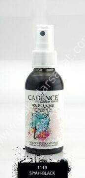 Cadence Your Fashion Sprey Kumaş Boyası 100ml 1119 Siyah Black