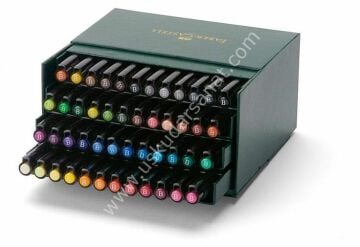 Faber Castell Pitt Artist Pen Çizim Kalemi Fırça Uç Studio Box 48 Renk