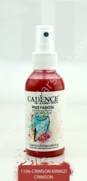 Cadence Your Fashion Sprey Kumaş Boyası 100ml 1106 Crimson Kırmızı