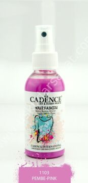 Cadence Your Fashion Sprey Kumaş Boyası 100ml 1103 Pembe