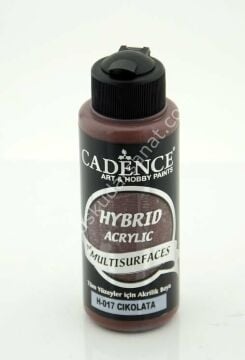 Cadence Hybrid Multisurfaces Akrilik Boya 120ml  H-017 ÇİKOLATA