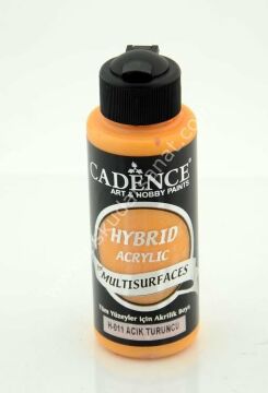 Cadence Hybrid Multisurfaces Akrilik Boya 120ml  H-011 AÇIK TURUNCU