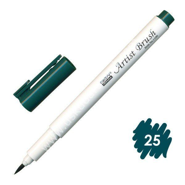 Marvy Artist Brush - Fırça Uçlu Kalem 1100 No:25 Bottle Green