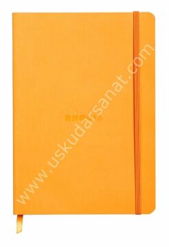 Rhodia Rhodiarama Esnek Bloknot A5 Turuncu 80Yaprak 90gr