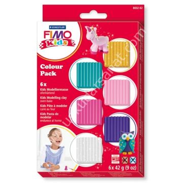 Fimo Kids 6'lı Renk Polimer Kil Seti 8032 02
