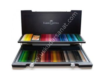 Faber Castell Albrecht Dürer Aquarell Boya Kalem Seti 120'li Ahşap Çantalı