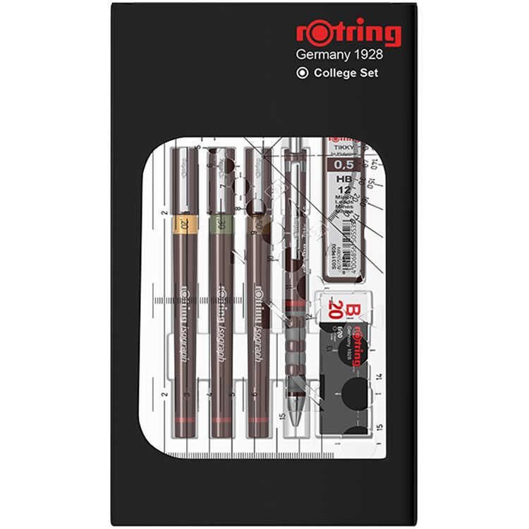 Rotring İrsograf Set Pergelsiz  (0.2-0.3-0.5)+Tikky (Kolej Set) S 0699370