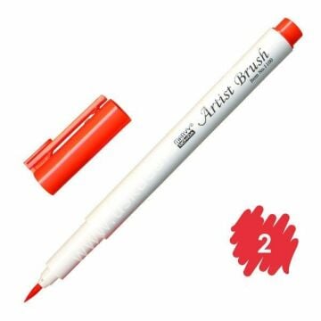 Marvy Artist Brush - Fırça Uçlu Kalem 1100 No:02 Red