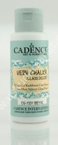 Cadence Very Chalky Glass Decor Cam Boyası 59ml  1331 Beyaz