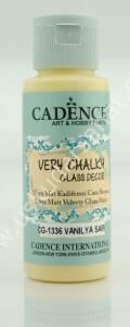 Cadence Very Chalky Glass Decor Cam Boyası 59ml 1336 Vanilya Sarı-Vanilya Yellow