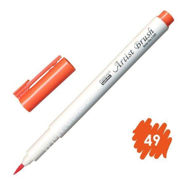 Marvy Artist Brush - Fırça Uçlu Kalem 1100 No:49 Vermilion