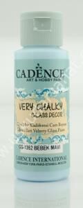Cadence Very Chalky Glass Decor Cam Boyası 59ml 1352 Bebek Mavi-Baby Blue