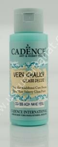 Cadence Very Chalky Glass Decor Cam Boyası 59ml 1355 Açık Nane Yeşili-Light Mİnt Green