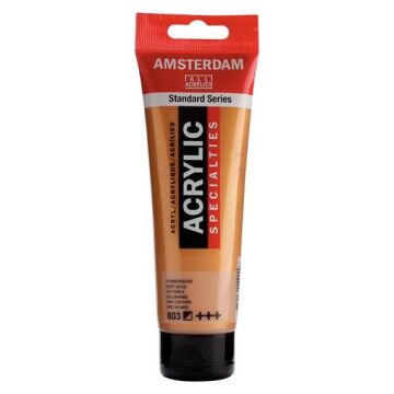 Amsterdam Akrilik Boya 120ml Tüp  METALİK DEEP GOLD 803