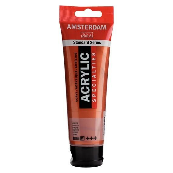 Amsterdam Akrilik Boya 120ml Tüp METALİK COPPER 805