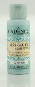 Cadence Very Chalky Glass Decor Cam Boyası 59ml 1375 Aqua-Aqua