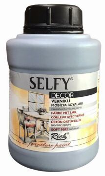 Rich Selfy Decor Vernikli Boya 1250cc İtalyan Gri 12868